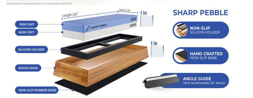 SARACEN® Brusný kámen 1000/6000